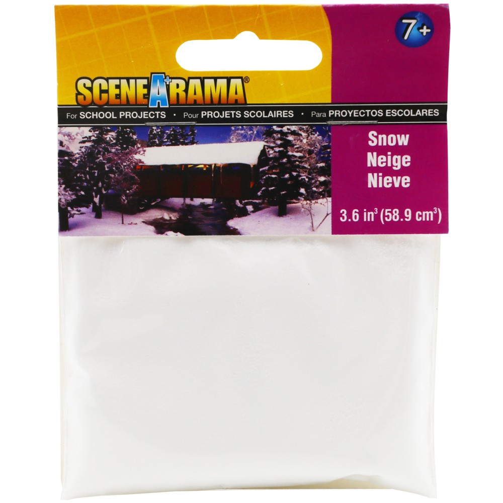 Woodland Scene-A-Rama Snow Bag for Model Railway and Dioramas 58.9cm³