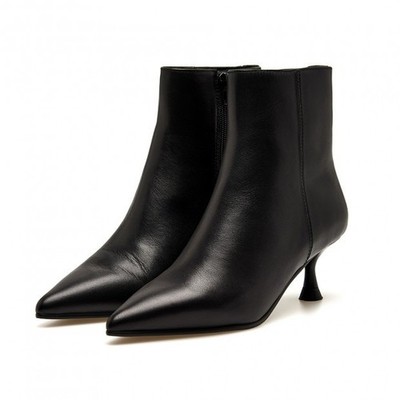 APEPAZZA Stiefelette F5 NEWDRESSY09/LEA NUNZIA Leder SCHWARZ -32% Rabatt
