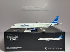 Gemini Jets JetBlue Airways Embraer E190 1:200 Scale "Only Blue"