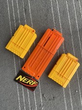 Nerf Soft Dart Clip Ammo 2 Yellow 6-shot 1 Orange Magazine - Lot 3 See Photo
