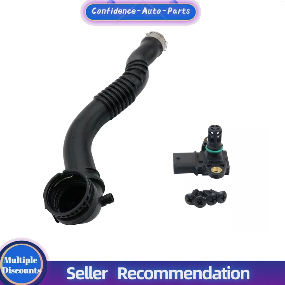 Convertible Intake Hose Intercooler w/Sensor Fit For 2015-2016 BMW 228i xDrive - Image 3 of 4