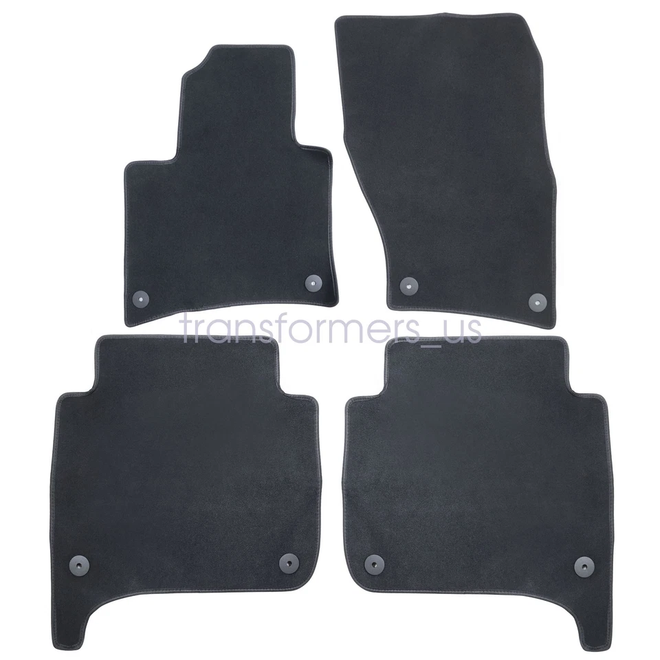 Alfombrillas delanteras y traseras negras nuevas para Porsche Cayenne 2011 2012 2013-2018 Foto 4 de 4