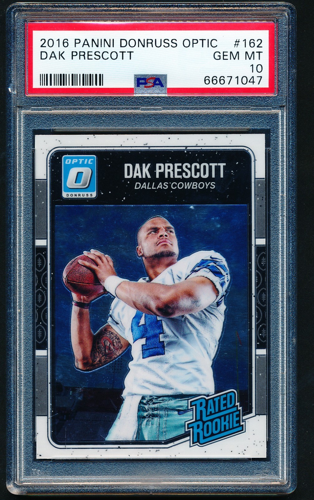 Dak Prescott Panini Donruss Optic #162 Base