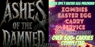 Call of Duty Black Ops 7 BO7 Zombies Ashes Of The Damned Easter Egg Carry FAST**