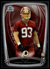 2014 Bowman Chrome Trent Murphy Rookie Washington Redskins #113