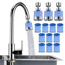 3 Pack Sink Water Filter Faucet, 360  Rotating Kitchen Faucet A-13 Pcs