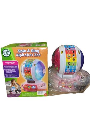 LeapFrog Spin and Sing Alphabet Zoo, Interactive Teaching Toy for Baby NEW