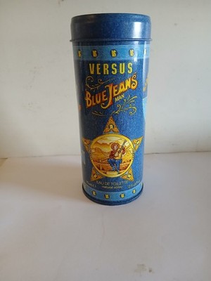 Vintage 1994 Versace Versus Blue Jeans Man Eau de Toilette, Sammlerdose