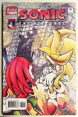 SONIC The HEDGEHOG Comic Book #84 July 2000 KNUCKLES Bagged & Boarded  FN+