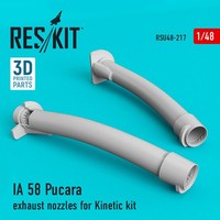 Reskit RSU48-0217 - 1:48 Ia 58 Pucara Exhaust Nozzles For Kinetic Kit