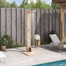 Image of Outdoor Shower 210 cm Solid Pine Wood and Stainless Steel