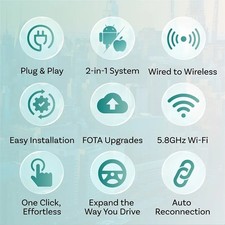 OTTOCAST Mini DOT Wireless CarPlay Android Adattatore Auto Dongle USB per Auto - Miniatura 5