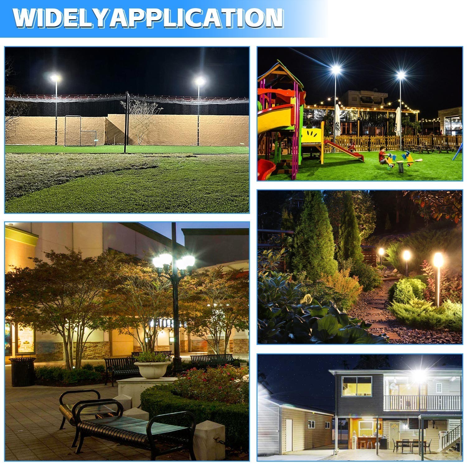 3000K/4000K/5000K Outdoor Post Top Light Garden Pole Lantern 100W Max Photocell