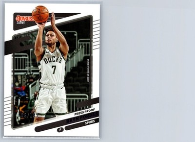 Bryn Forbes 2021 Donruss #66 Purple Press Proof /199