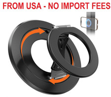 Magnetic Phone Ring Holder for MagSafe, Dual-Sided Adjustable Gym Finger Ring Gr