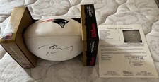 Tom Brady--SIGNED--Wilson White Panel Patriots Football--JSA LOA--7X NFL Champ!