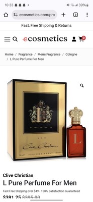 Mens Perfume L Pure Perfume For Men Clive Christian Private