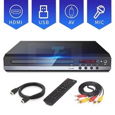 1080p DVD Player All Region Free DVD CD USB Player with HD RCA Output HOME New