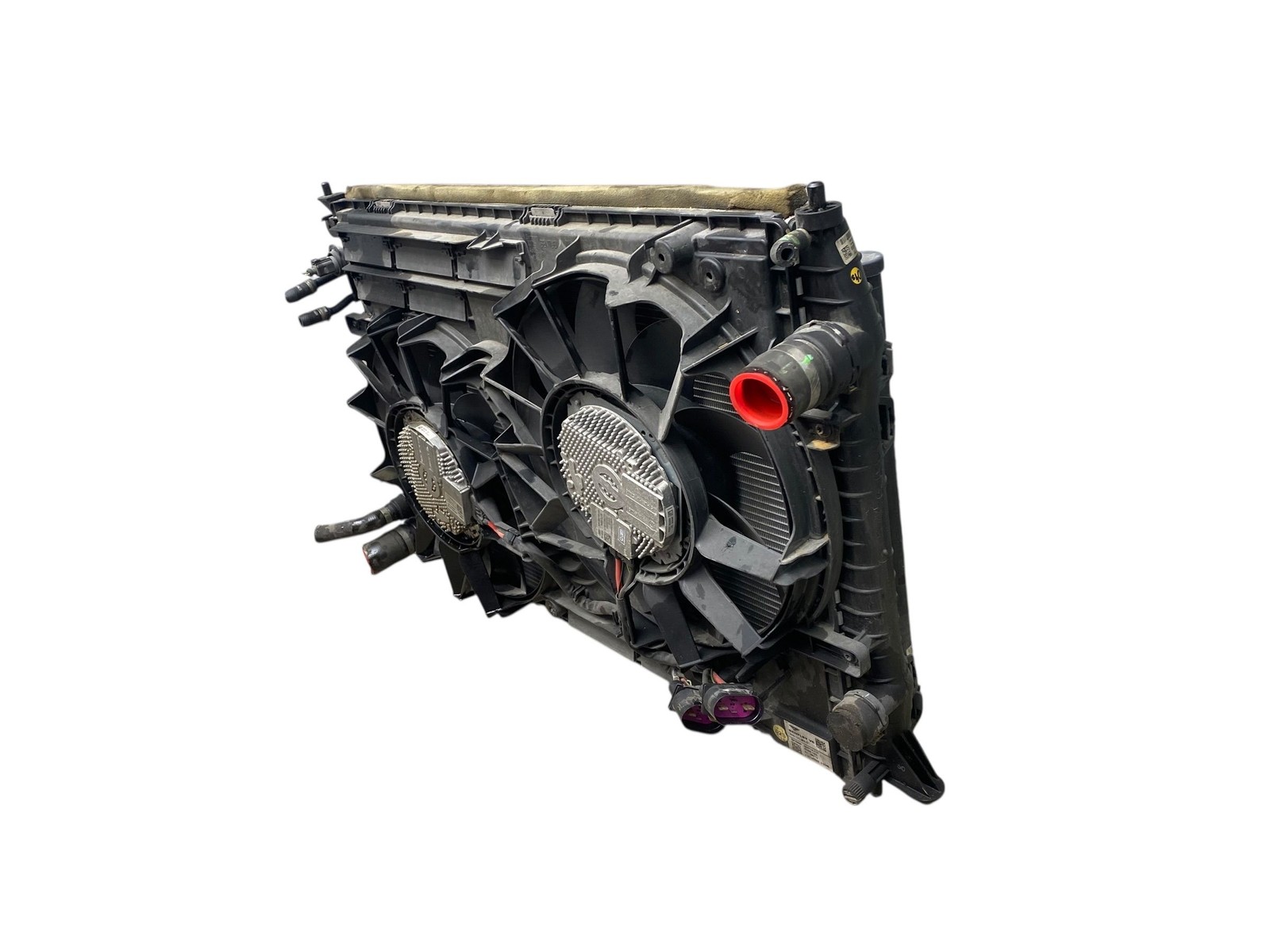 2013-2019 BENTLEY FLYING SPUR 4W 223B 4.0L AWD RADIATOR CONDENSER ELEC FAN PACK