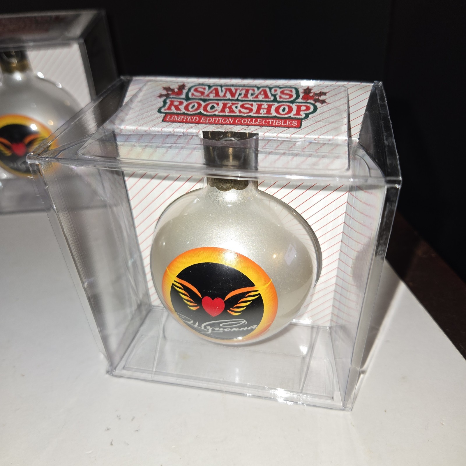 Vintage Wynonna Judd Christmas Ornament Santa's Rockshop 1996 - NOS Lot of 4