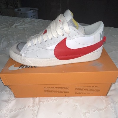 Nike Blazer '77 Jumbo Low White/Red/Gray Sneaker DQ8769-100