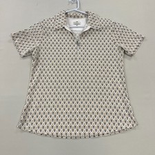 Sporte Leisure Golf Polo Shirt All Over Print Lightweight Top Womens 12