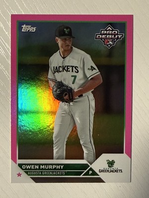 Owen Murphy 2023 Topps Pro Debut Fuchsia Foil #PD-135 168/199 Atlanta Braves