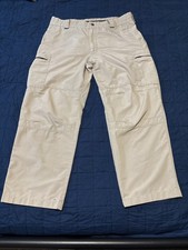 Blauer 8835 Khaki Cargo Tactical Pants Silver tan Mens Sz 37 Regular Good