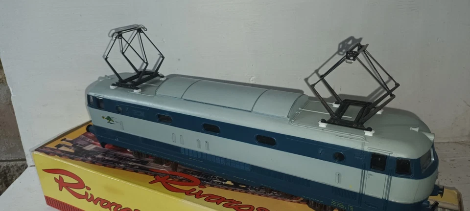 7mm O gauge RIVAROSSI 7181 Electric Locomotive Blue Italian Livery RUNS WELL - Image 4 of 4