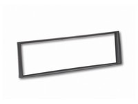 Autoradio Blende Einbaurahmen 1-DIN Schwarz FüR Renault Grand Modus P