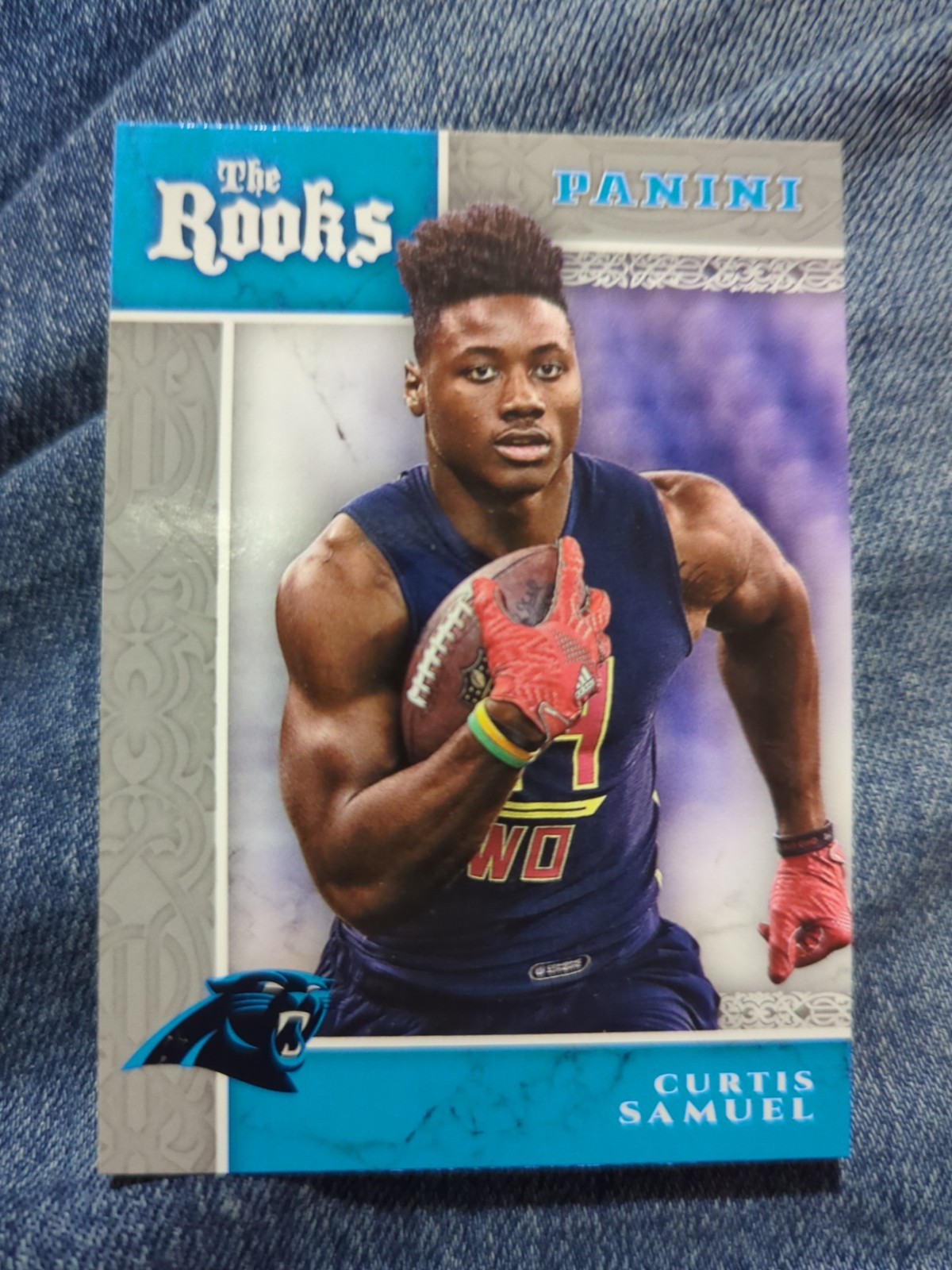 Curtis Samuel Panini National Treasures Rookie Colossal Signatures #CS Base
