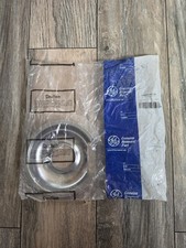 WB32X10012B Genuine OEM GE Oven Range Cooktop 6" Chrome Drip Pan WB32X10012 NEW