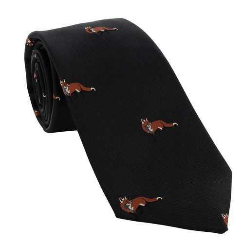 Michelsons of London Fox Silk Tie - Picture 2 of 18