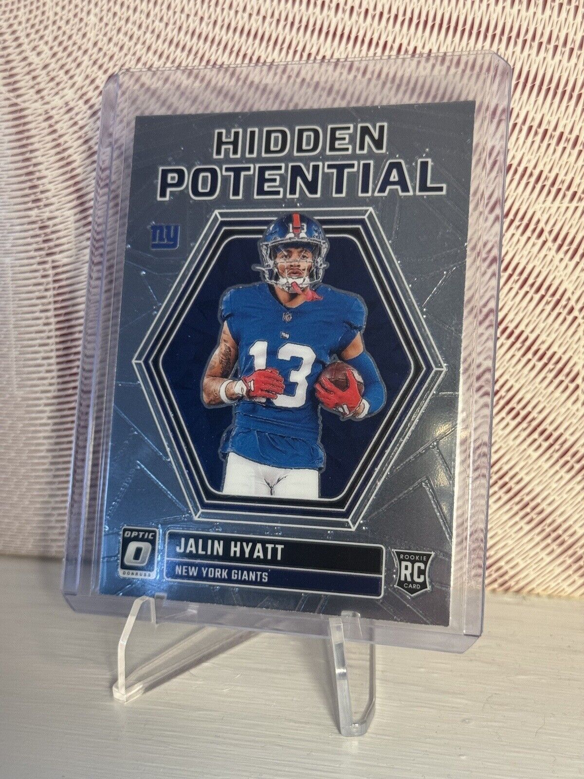 Jalin Hyatt 2023 Donruss Optic Hidden Potential RC 🔥 Giants Rookie Insert 🪞