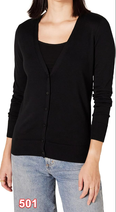 Amazon Essentials Women's Lightweight V-Neck Cardigan Sweater