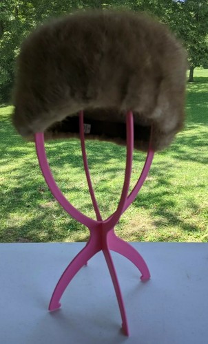 Hat by Famous-Barr Co St Louis Union Made Furry Brown VINTAGE! JUL21 - Picture 4 of 11