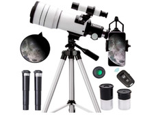Telescopio para Principiantes y Ninos Telescopios Refractor Astronomico Portatil