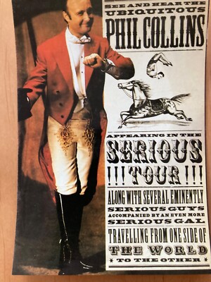 Phil Collins - Serious Tour / PC 206 / Postkarte
