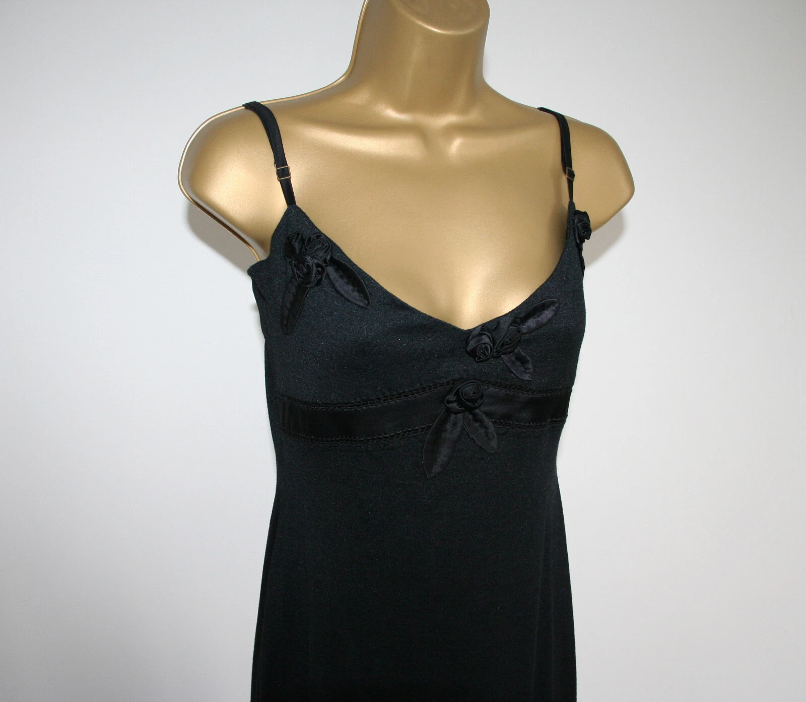 Abito da cocktail Moschino donna grigio antracite taglia UK 10