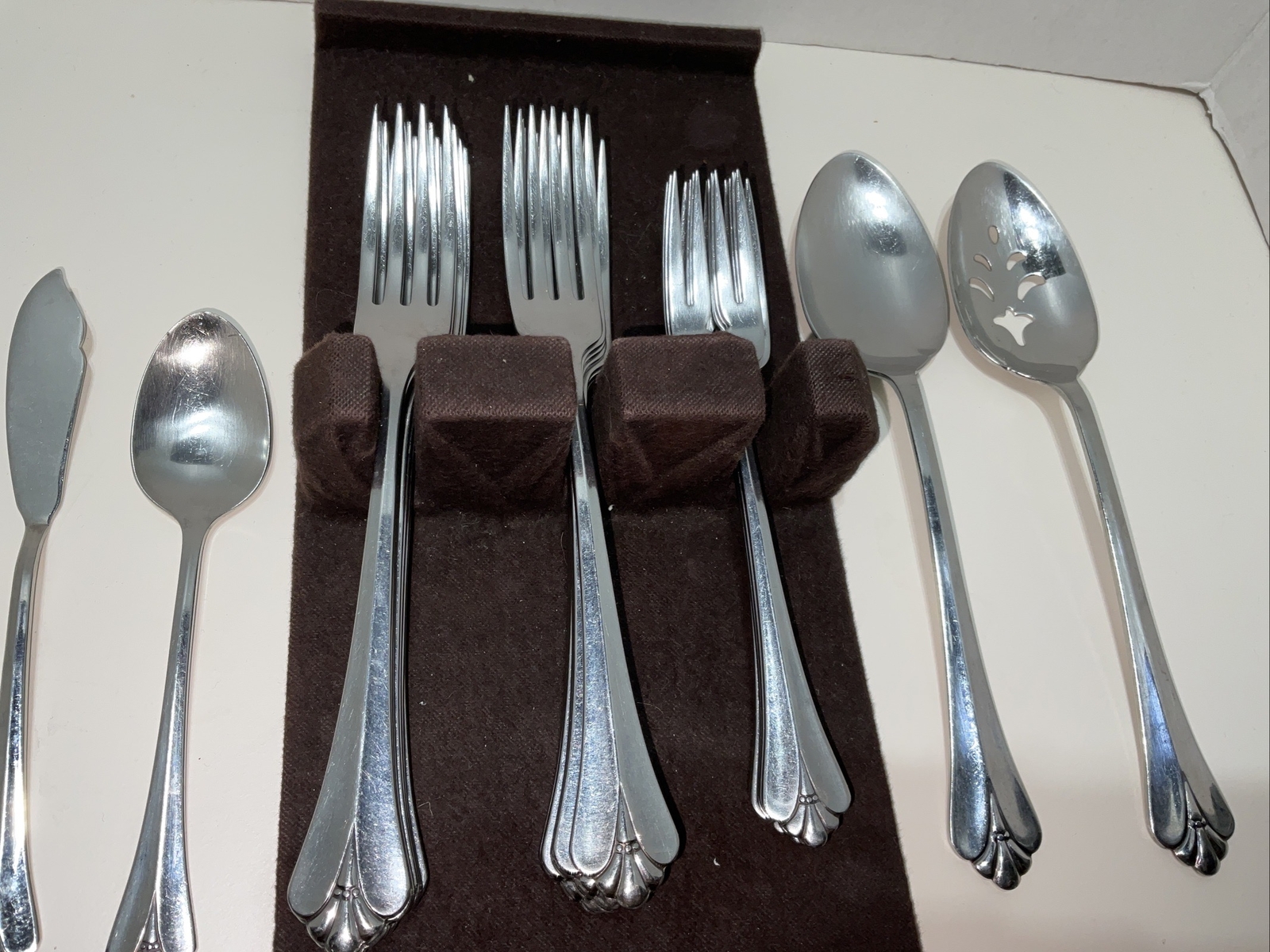 Oneida Community ROYAL FLUTE Stainless Flatware 26 pcs includes eBay
