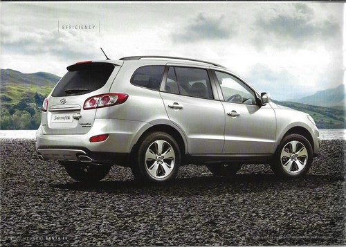 Hyundai Santa Fe 2011-12 UK Market Sales Brochure 2.2 CRDi Style Premium - Picture 2 of 2