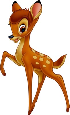 Bambi Essbar Deer Party Tortenaufleger Torte  Geburstag Zuckermasse + TEXT