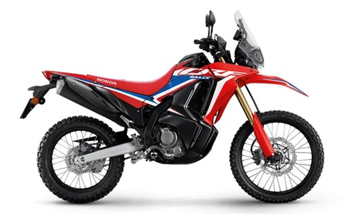 RED EXHAUST FULL SYSTEM PIPE MUFFLER FOR HONDA CRF300L RALLY 2020-2024 (CARBON) - Picture 11 of 12
