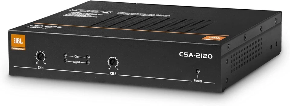 JBL CSA 2120 Commercial Amplifier Amp+(4) 3.5" White Cube Speakers 4 Restaurant - Image 2 of 4