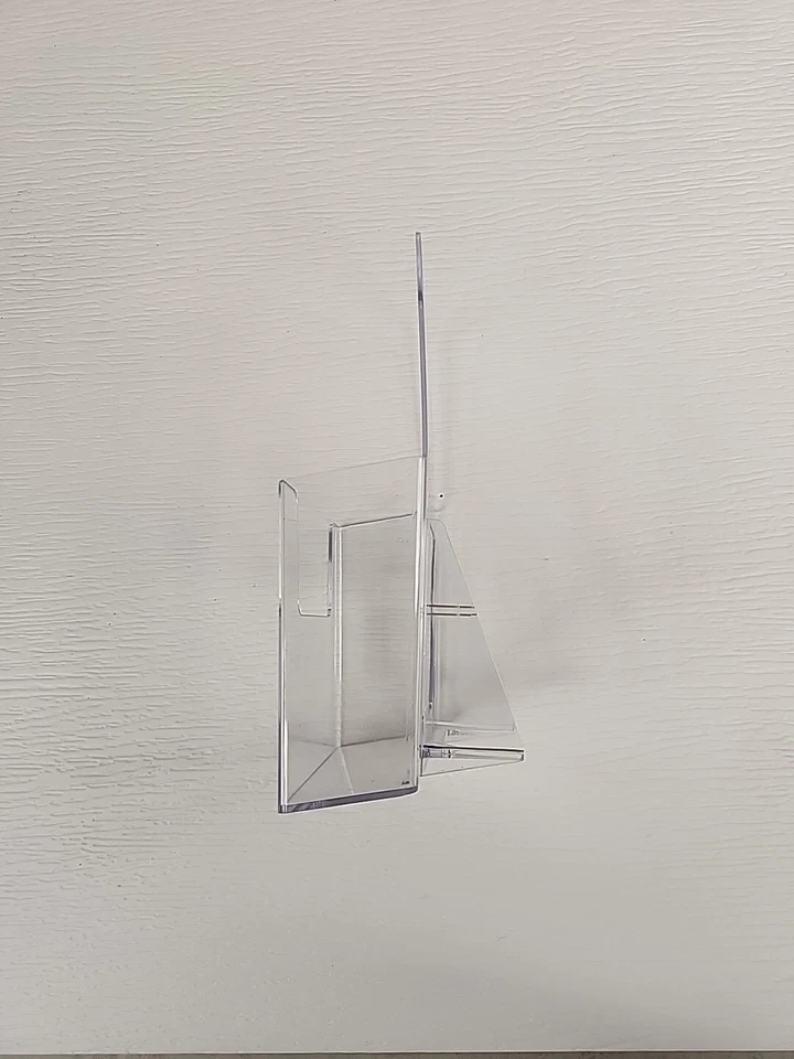 Soporte para folletos de literatura acrílica para lote de 20 paquetes de 4,5" x 7" Foto 2 de 4
