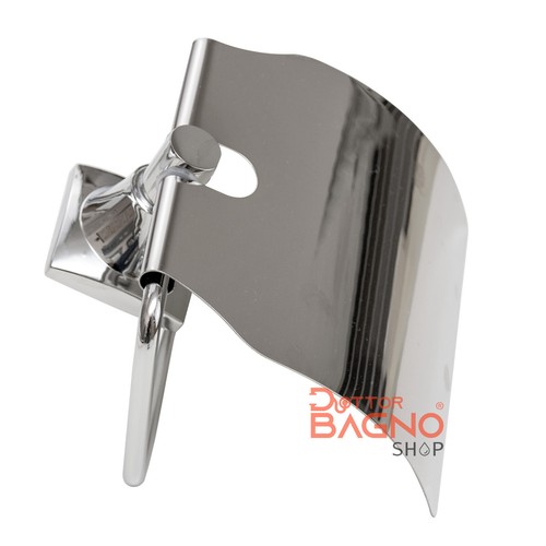 SET BAGNO 6 ACCESSORI PORTA ASCIUGAMANI SAPONE SPAZZOLINO ROTOLO GANCIO - Foto 7 di 10