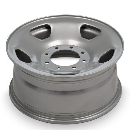New Wheel For 2005-2023 Ford F250 18 inch Painted Silver Steel Rim - Picture 3 of 9