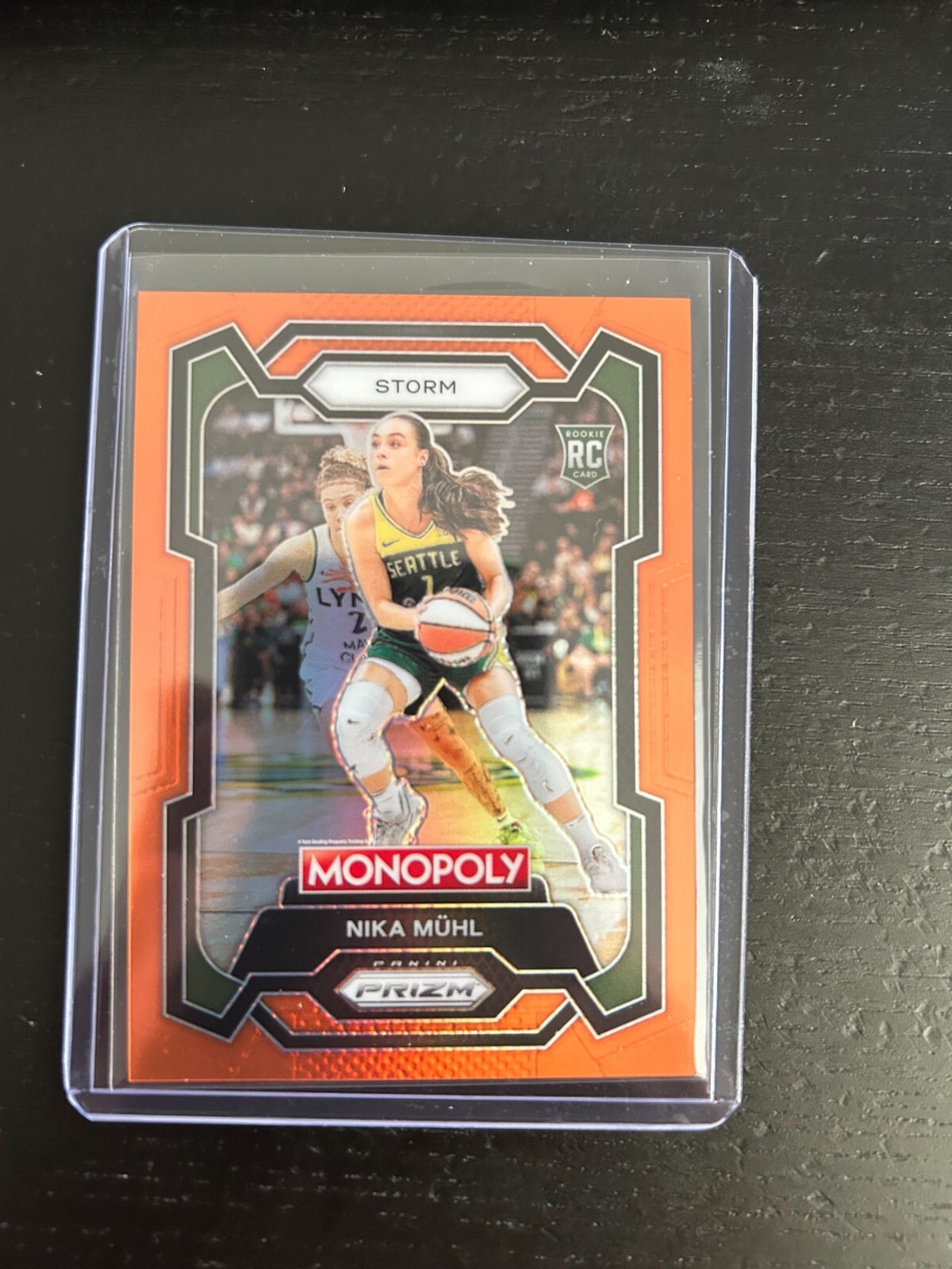 2024 Panini Prizm Monopoly WNBA #4 Nika Muhl Orange #/124