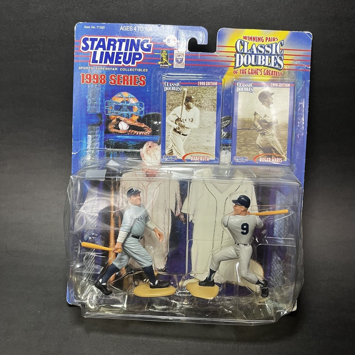 1998 Starting Lineup Classic Doubles Babe Ruth Roger Maris
