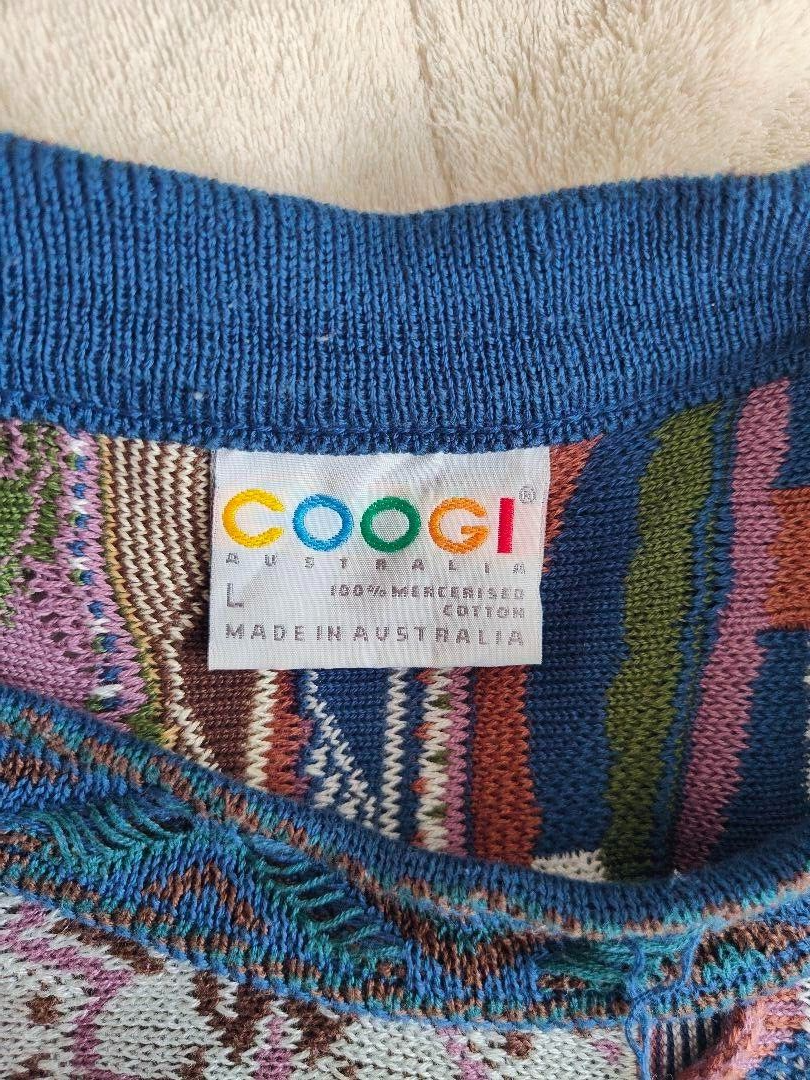 COOGI Cotton Knitted Sweater Size L Made In Australia COOGI Cotton Knitted Sweater Size L Made In Australia